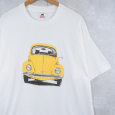 画像1: 90's Volkswagen USA製 "BEETLE" 車プリントTシャツ XXL (1)