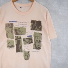 画像1: 活動家 政治家 メッセージプリントTシャツ  (1)