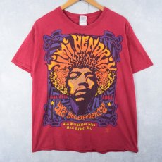 画像1: Jimi Hendrix "are you experienced" ロックミュージシャン プリントTシャツ L (1)