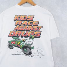 画像2: Kmart "KIDS RACE AGAINST DRUGS" 企業ロゴプリントTシャツ M (2)