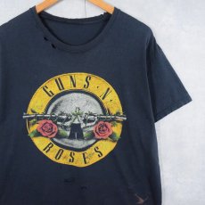 画像1: GUNS N' ROSES ロックバンドTシャツ BLACK (1)