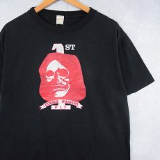 画像1: 80's "EGGIES RAIDERS" スカルプリントTシャツ BLACK L (1)