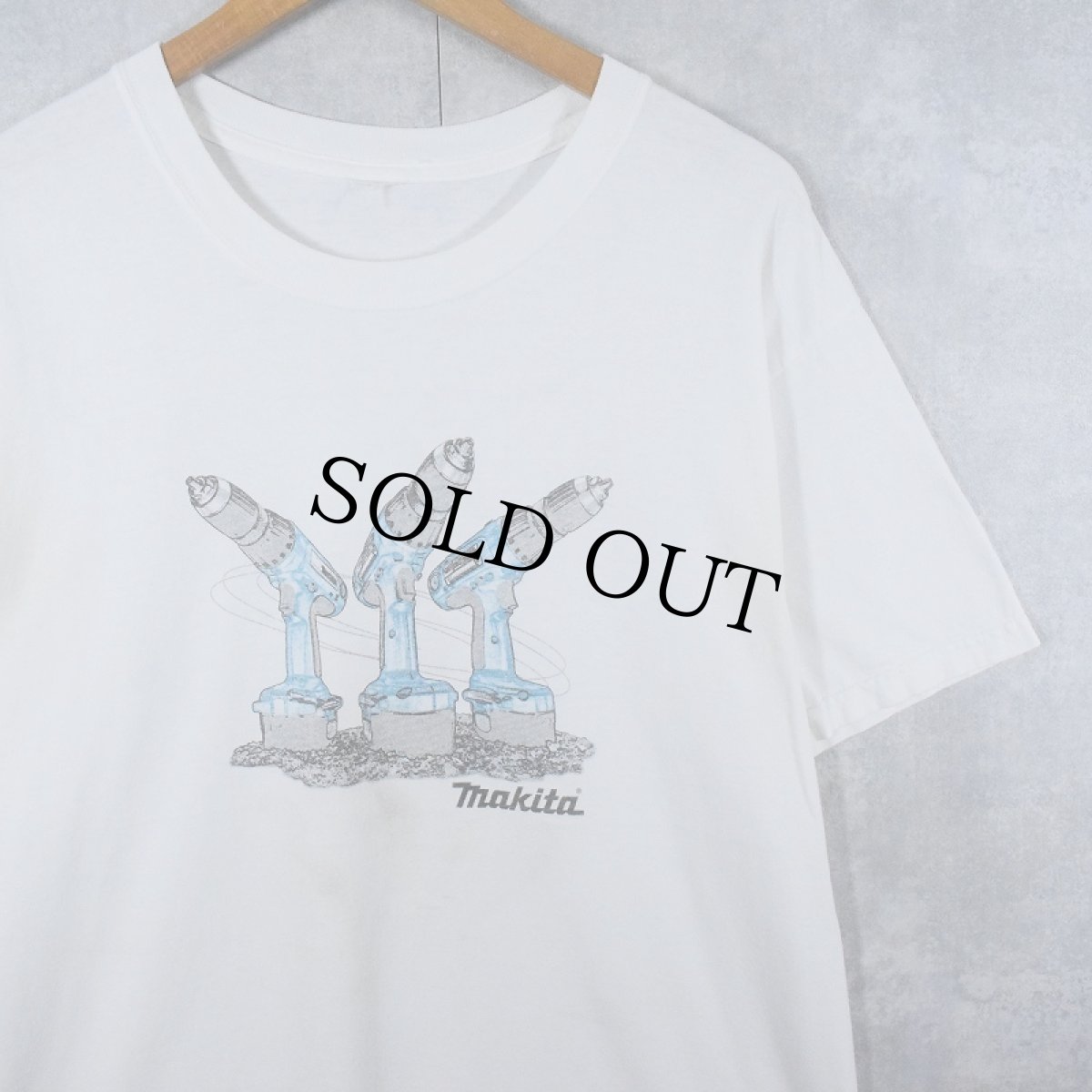 画像1: makita 電動工具メーカープリントTシャツ (1)