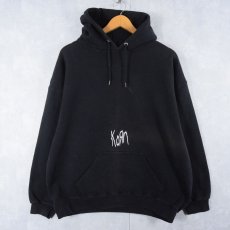 画像2: Korn メタルバンドスウェットフーディー BLACK XL (2)