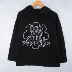 画像2: RED HOT CHILI PEPPERS ロックバンド フォトプリントスウェットフーディー BLACK S (2)