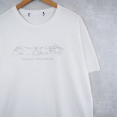 画像1: 2000's Frank Owen Gehry "Art Gallery of Ontario" 建築家 スケッチアートプリントTシャツ (1)