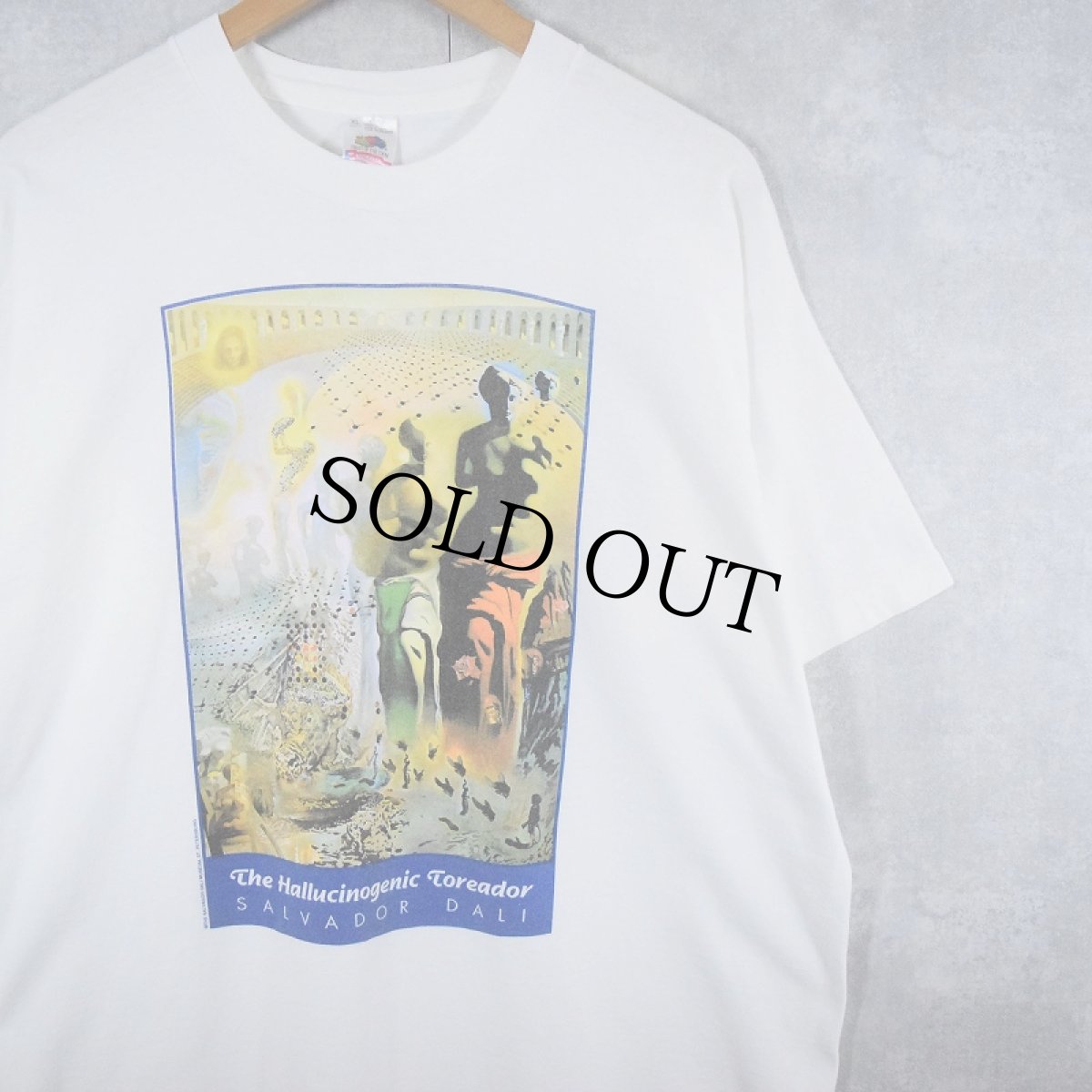 画像1: 90's Salvador Dali "The Hallucinogenic Toreador" アートプリントTシャツ XL (1)