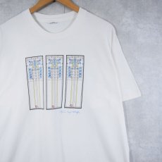 画像1: Frank Lloyd Wright "Waterlilies" 建築家アートプリントTシャツ (1)