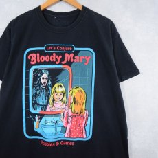 画像1: CREEPY CO. "Bloody Mary" イラストプリントTシャツ XL (1)