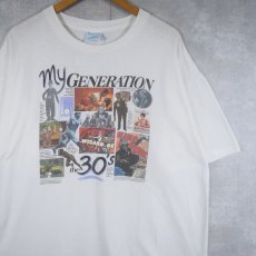 画像1: 90's USA製 "my GENERATION 30's" プリントTシャツ XL (1)