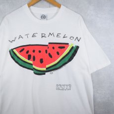 画像1: 90's GRAVITY GRAPHICS USA製 "WATERMELON" スイカプリントTシャツ XL (1)