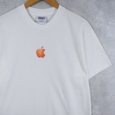 画像1: Apple ロゴプリントＴシャツ M (1)