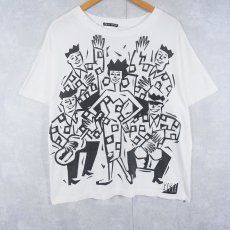 画像1: 90's ESPRIT SPORT イラスト大判プリントTシャツ (1)