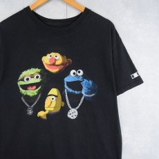 画像1: NEFF×SESAME STREET "Death Row Records" パロディTシャツ L (1)