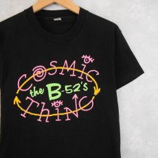 画像1: 1989 B-52's USA製 "Cosmic Thing" ニュー・ウェイヴ・バンドツアーTシャツ L (1)