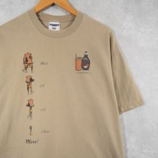 画像1: 90's HERSHEY'S お菓子企業 牛イラストプリントTシャツ (1)