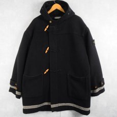 画像1: 80's STONE ISLAND "MONTGOMERY DUFFLE COAT" BLACK L (1)