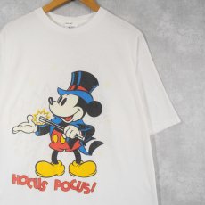 画像1: 90's Disney MICKEY MOUSE "HOCUS POCUS!" 蓄光 キャラクタープリントTシャツ (1)