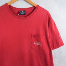 画像2: POLO SPORT Ralph Lauren "TEAM POLO" ポケットTシャツ L (2)