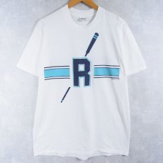 画像1: 80's Breezin' Up USA製 "REHOBOTH" プリントTシャツ L (1)