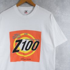 画像1: 90's〜 Z100 USA製 ラジオ局プリントTシャツ XL (1)