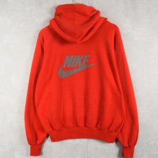 画像2: 80's NIKE "ATHLETICS WEST" リフレクタープリント スウェットフーディー (2)