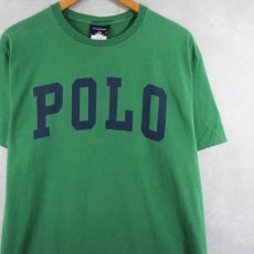 画像1: 90's POLO SPORT Ralph Lauren USA製 "POLO" ロゴプリントTシャツ M (1)