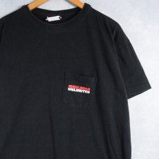 画像2: 90's UNLIMITED Marlboro USA製 ''Lizard'' ポケットTシャツ BLACK XL (2)