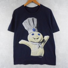 画像1: 90's Pillsbury Doughboy キャラクタープリントTシャツ NAVY (1)