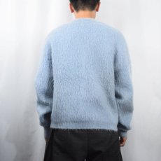 画像3: 60〜70's Knitz by Fritz モヘア×ウールニットカーディガン L (3)