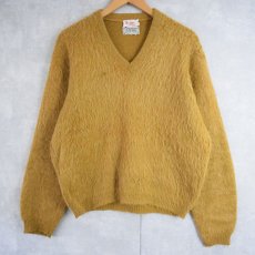 画像1: 60's Mt.Alba Knitwear モヘアニットセーター M (1)