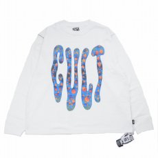 画像1: CULTURES "CULT LOGO L/S" WHITE 【L】 (1)