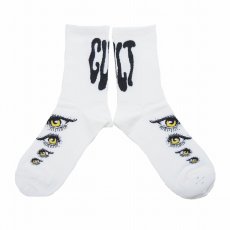 画像1: CULTURES "cult logo sox" WHITE 【Free】 (1)