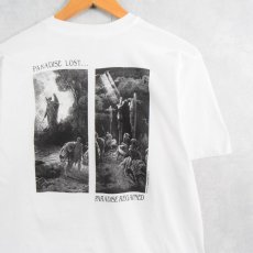 画像2: 90's Gustave Dore "Vision of the Valley of Dry Bones" アートプリントTシャツ L (2)