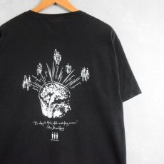 画像1: Stan Brakhage "It's okay to think while watching movies." メッセージプリントTシャツ L (1)