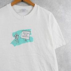 画像1: Austin Film Society 非営利映画協会 プリントTシャツ L (1)