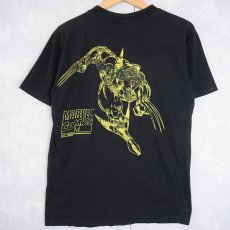 画像2: 90's MARVEL COMICS "WOLVERINE" USA製 キャラクターTシャツ BLACK (2)