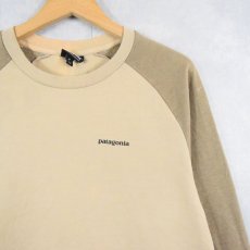 画像2: 2019AW Patagonia ロゴプリントラグランロンT M (2)