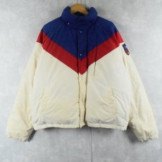 画像1: 90's POLO Ralph Lauren "SUICIDE SKI" パッチ付き ダウンジャケット L (1)