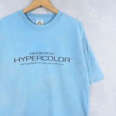 画像1: 90's GENERRA HYPERCOLOR USA製 特殊染料 プリントTシャツ M (1)