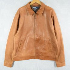 画像1: POLO Ralph Lauren レザージャケット XL (1)