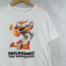 画像1: 90's SEGASONIC THE HEDGEHOG "Dr. EGGMAN" キャラクタープリントTシャツ (1)