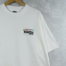 画像1: 90's Microsoft BackOffice "Small Business Server" コンピューター企業プリントTシャツ XL (1)