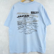 画像2: "My Japanese T-shirt sictionary 私の日本語 Tシャツ辞典" ラメプリントTシャツ XL (2)