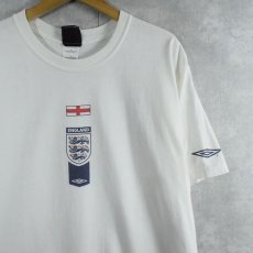 画像1: UMBRO "ENGLAND" プリントTシャツ L (1)