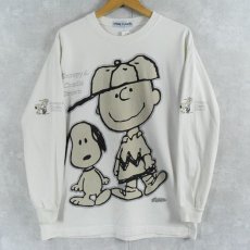 画像1: SNOOPY & Charlie Brown キャラクタープリントロンT (1)