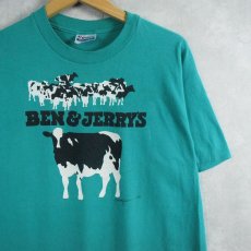 画像1: 80's BEN&JERRY'S USA製 "Woody Jackson" 企業プリントTシャツ XL (1)