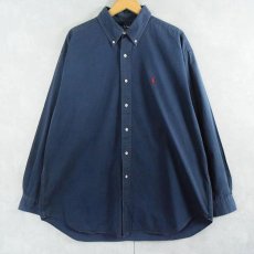 画像1: Ralph Lauren "BLAKE" ボタンダウンコットンシャツ XL (1)