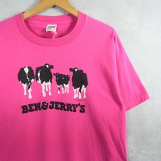 画像1: 90's BEN&JERRY'S USA製 "Woody Jackson" 企業プリントTシャツ XL (1)