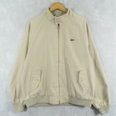 画像1: 80's IZOD LACOSTE コットン×ポリエステル スイングトップ L (1)